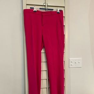 Banana republic dress pants hot pink size 6 long